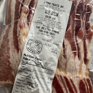 Pasture Raised Pork Side Bacon, 1lb